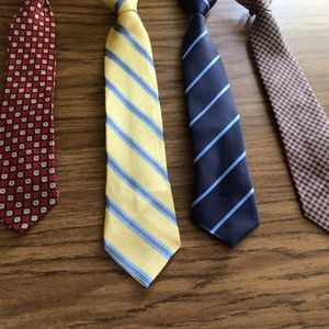 Lot of 4 Little Boys Ties
